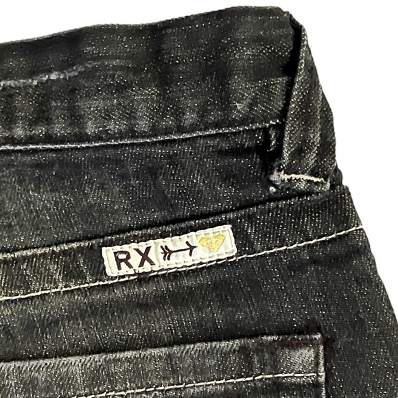 ROXY Gold Coast Skinny Fit Low Rise Jeans Lightly Distressed - Picture 14 of 15